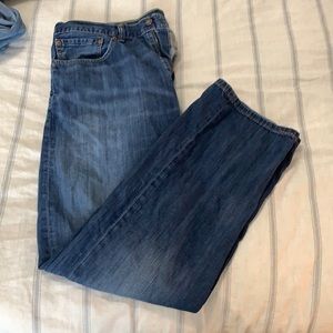 Men’s blue jeans